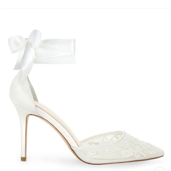 Bella Belle Penelope Ivory Wedding heels 8.5 M NWT - Picture 11 of 16